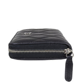 Chanel Small Zip Around Wallet Side
