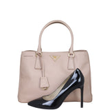Prada Saffiano Lux Tote Small Shoe
