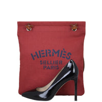 Hermes Aline Canvas Bag Shoe