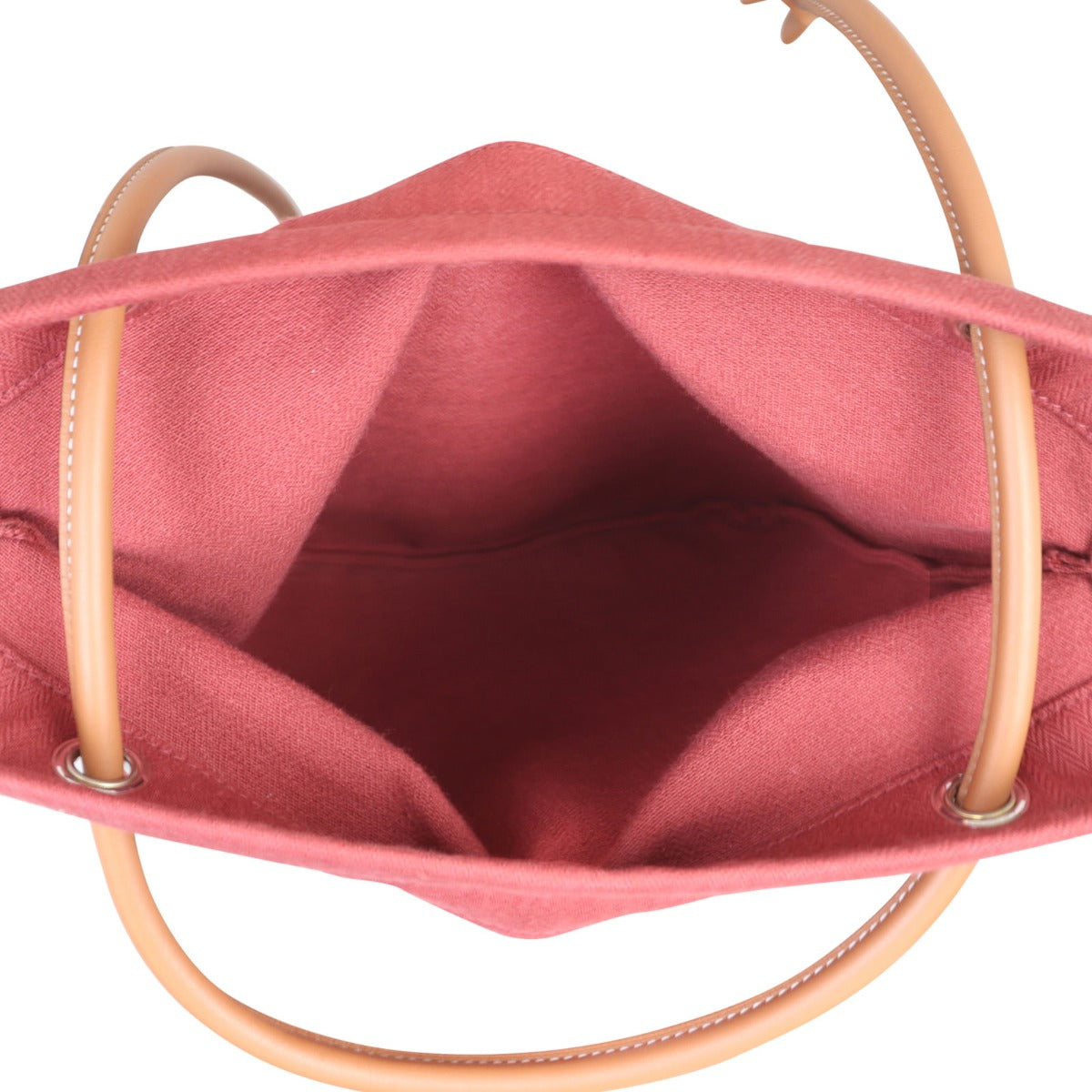 Hermes Aline Canvas Bag Interior