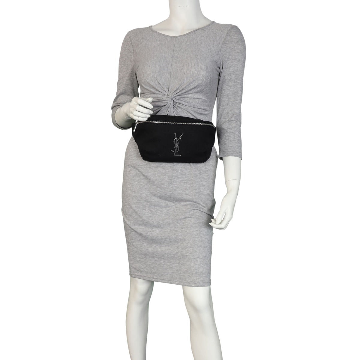 Saint Laurent Monogram Nylon Belt Bag Mannequin