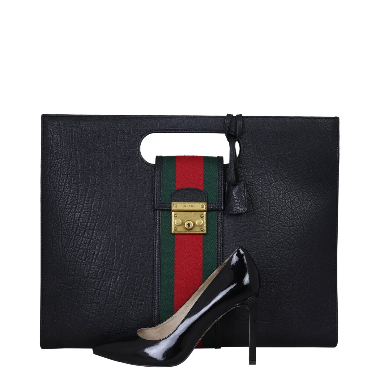 Gucci Cut Out Handle Bag Shoe