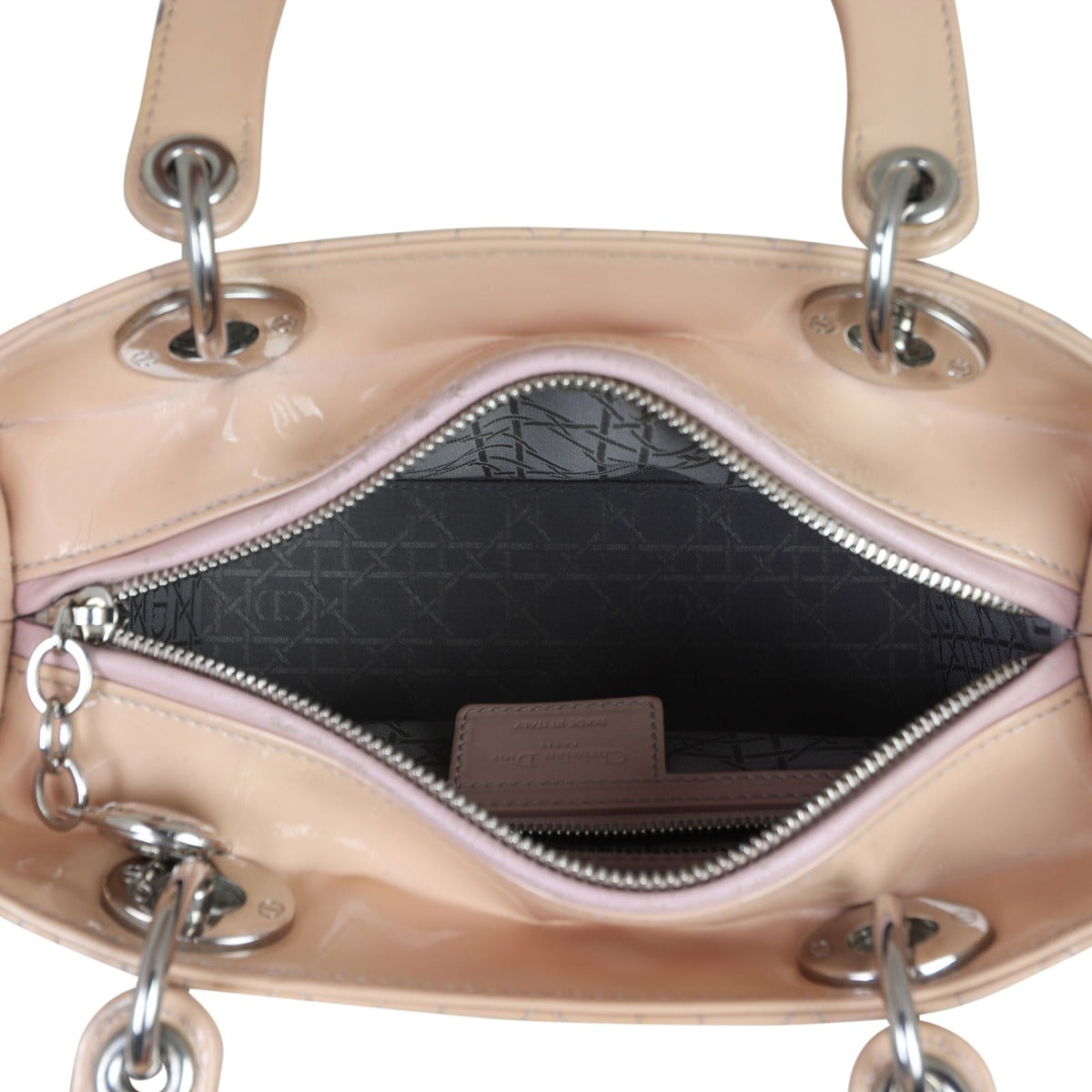 Dior Lady Dior Medium Patent Interior