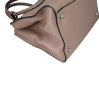 Prada Twin Pocket Glace Calfskin Tote Small Corner Closeup