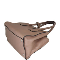 Prada Twin Pocket Glace Calfskin Tote Small Corner Distance