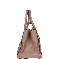 Prada Twin Pocket Glace Calfskin Tote Small Side