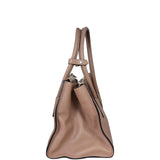 Prada Twin Pocket Glace Calfskin Tote Small Side