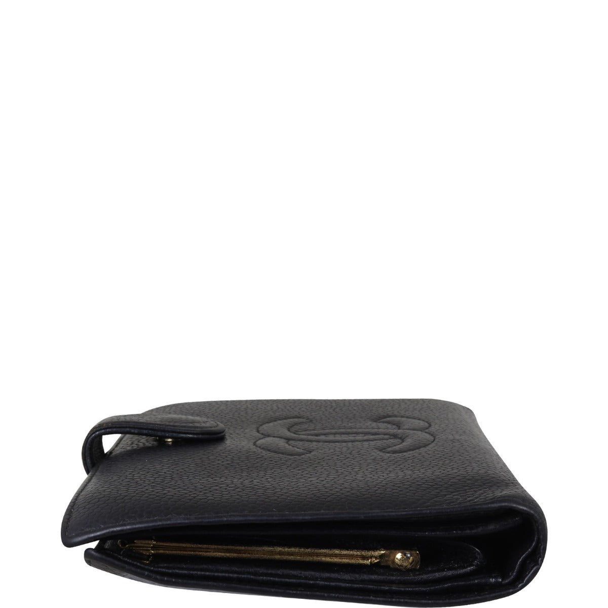 Chanel CC Timeless Wallet Side