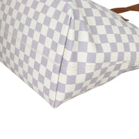 Louis Vuitton Iena MM Damier Azur Corner Closeup