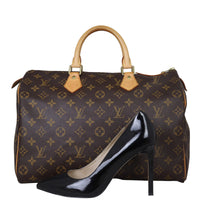 Louis Vuitton Speedy 35 Monogram Shoe
