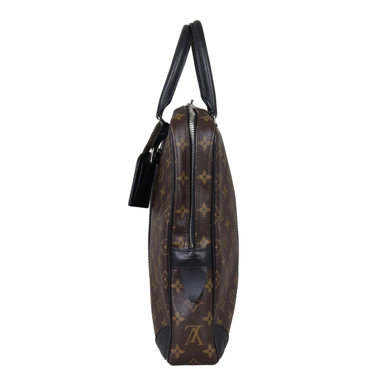 Louis Vuitton Porte Documents Voyage Monogram Macassar Side