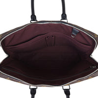 Louis Vuitton Porte Documents Voyage Monogram Macassar Interior