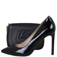 Gucci Soho Chain Crossbody Front with Shoe