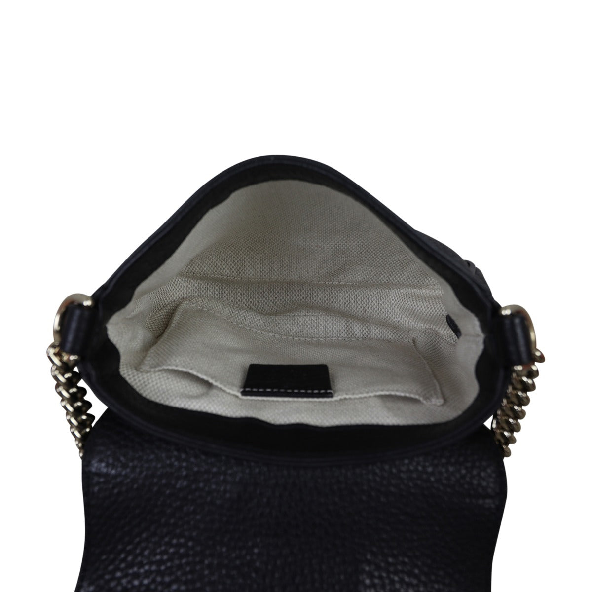 Gucci Soho Chain Crossbody Interior