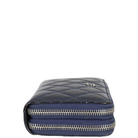 Chanel CC Double Zip Compact Wallet Patent