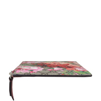Gucci GG Supreme Blooms Zip Pouch Side