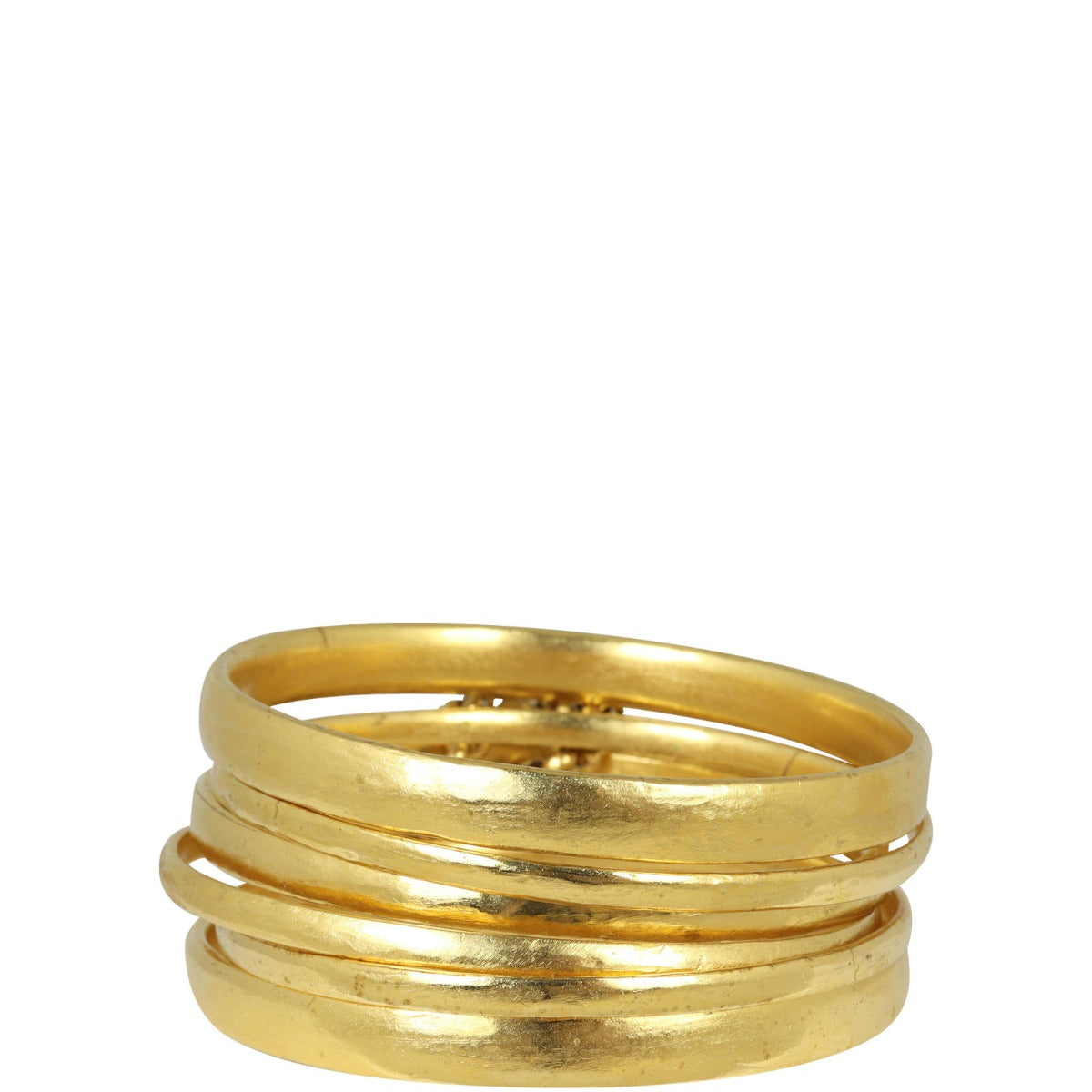 Chanel Vintage Gold Bangle Set Back
