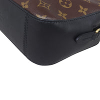 Louis Vuitton Saintonge Monogram Noir Corner Closeup