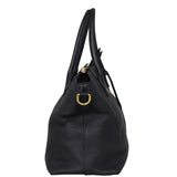 Prada Vitello Daino Zip Tote Side