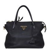 Prada Vitello Daino Zip Tote Front 