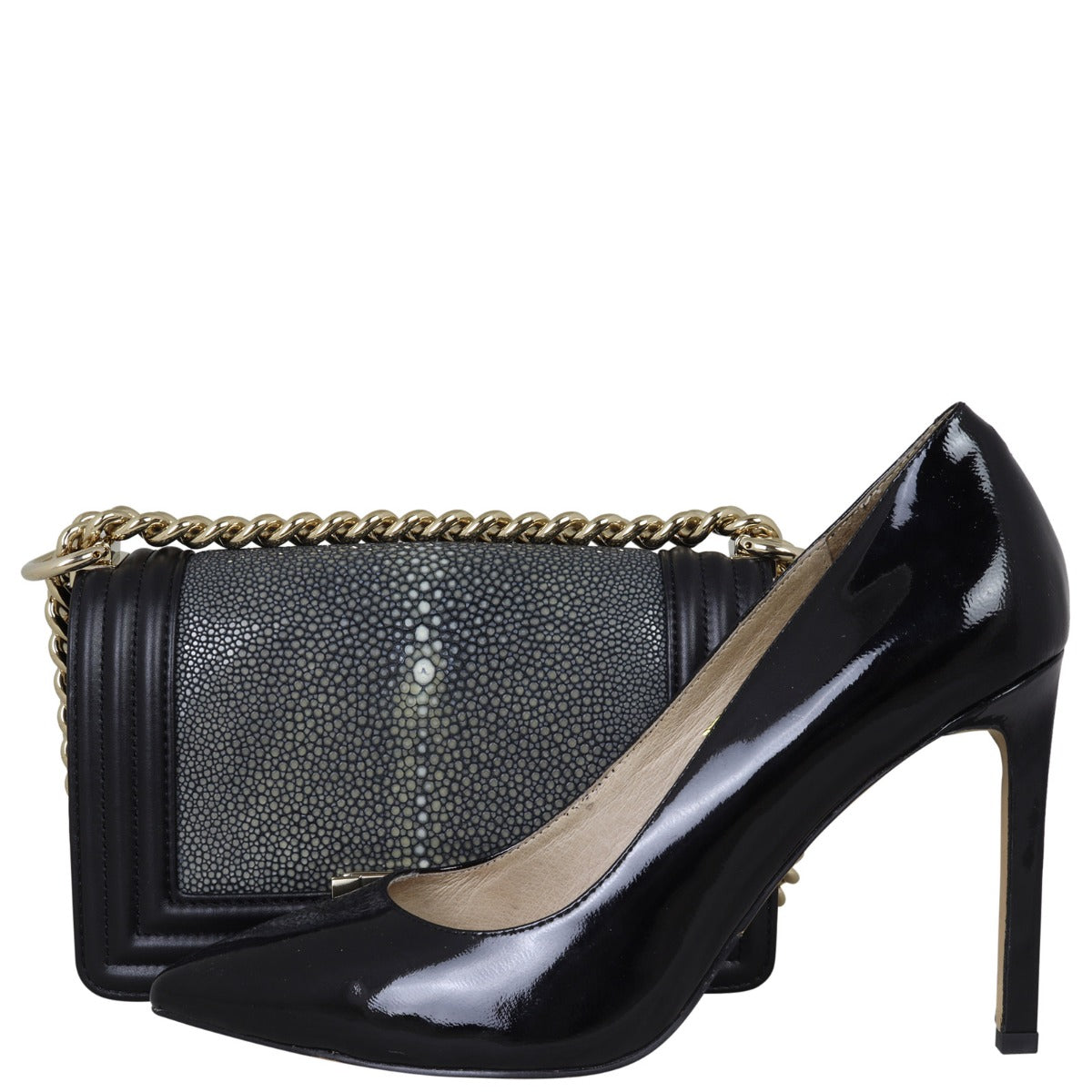 Chanel Boy Small Galuchat Shoe