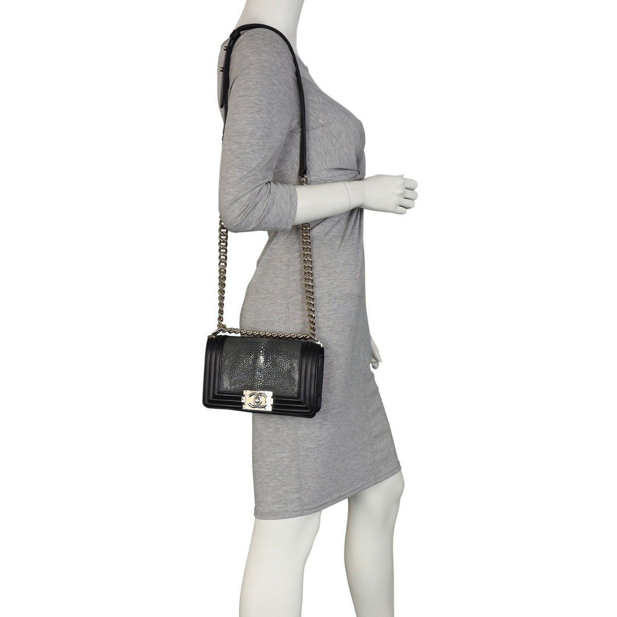 Chanel Boy Small Galuchat Manneuqin