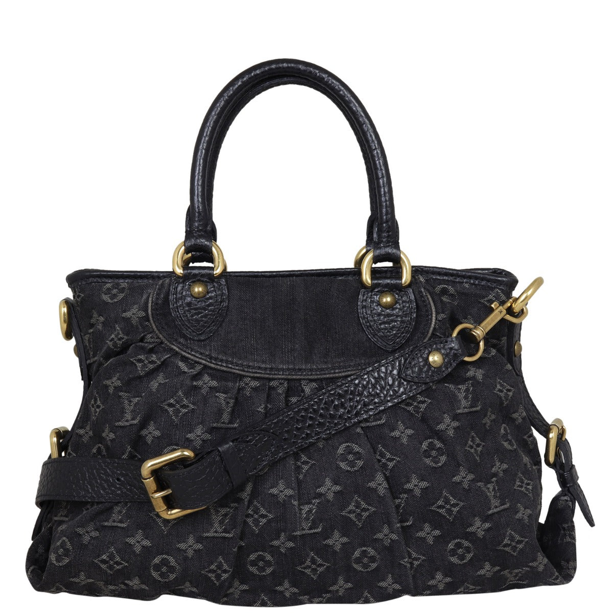 Louis Vuitton Neo Cabby MM Denim Front with Strap