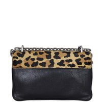 Prada Leopard Pony Hair Chain Flap Bag Back