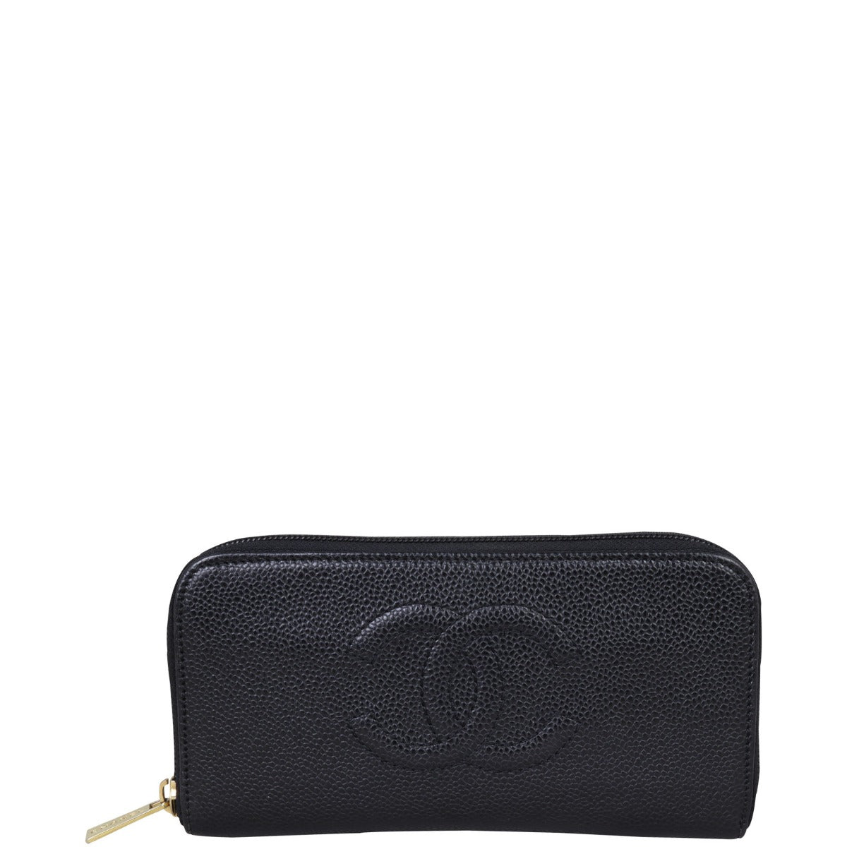 Chanel CC Timeless Zip Around Wallet Front