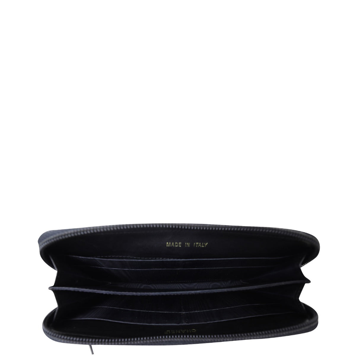 Chanel CC Timeless Zip Around Wallet Interior