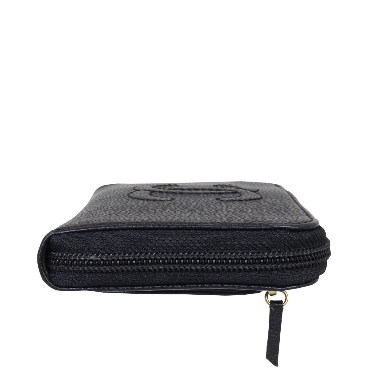 Chanel CC Timeless Zip Around Wallet Side