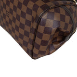 Louis Vuitton Rivington Damier Ebene PM Corner Closeup