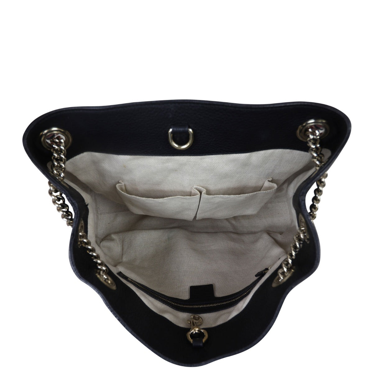 Gucci Soho Chain Shoulder Bag Medium Interior