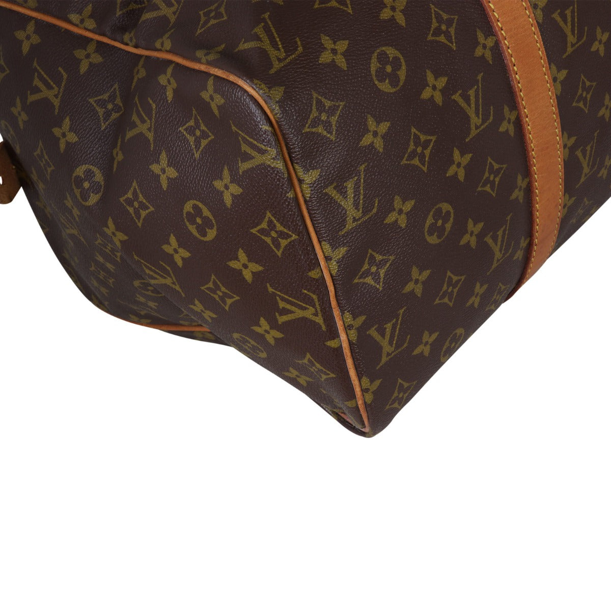 Louis Vuitton Sac Souple 45 Monogram Corner Closeup