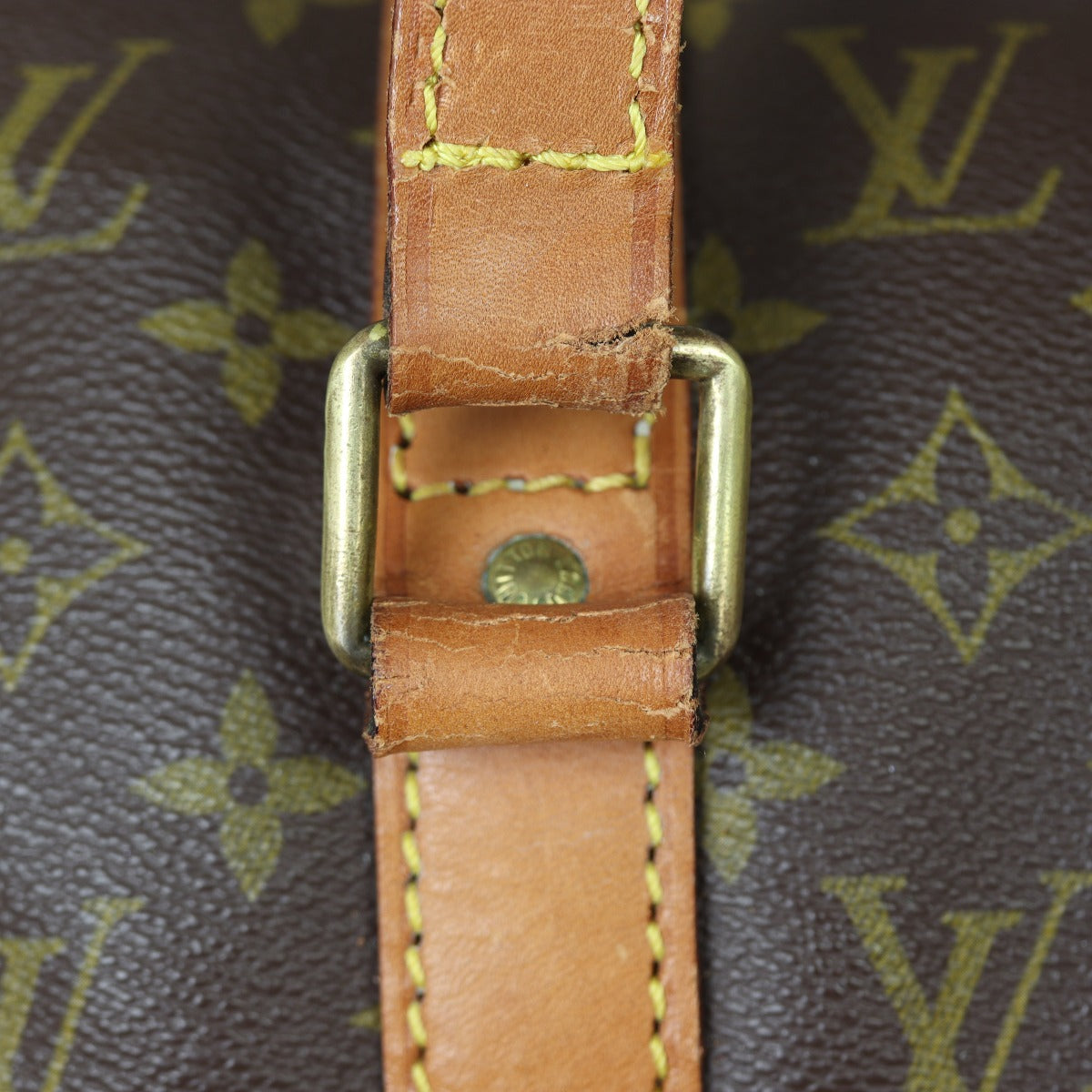 Louis Vuitton Sac Souple 45 Monogram Cracked Handle