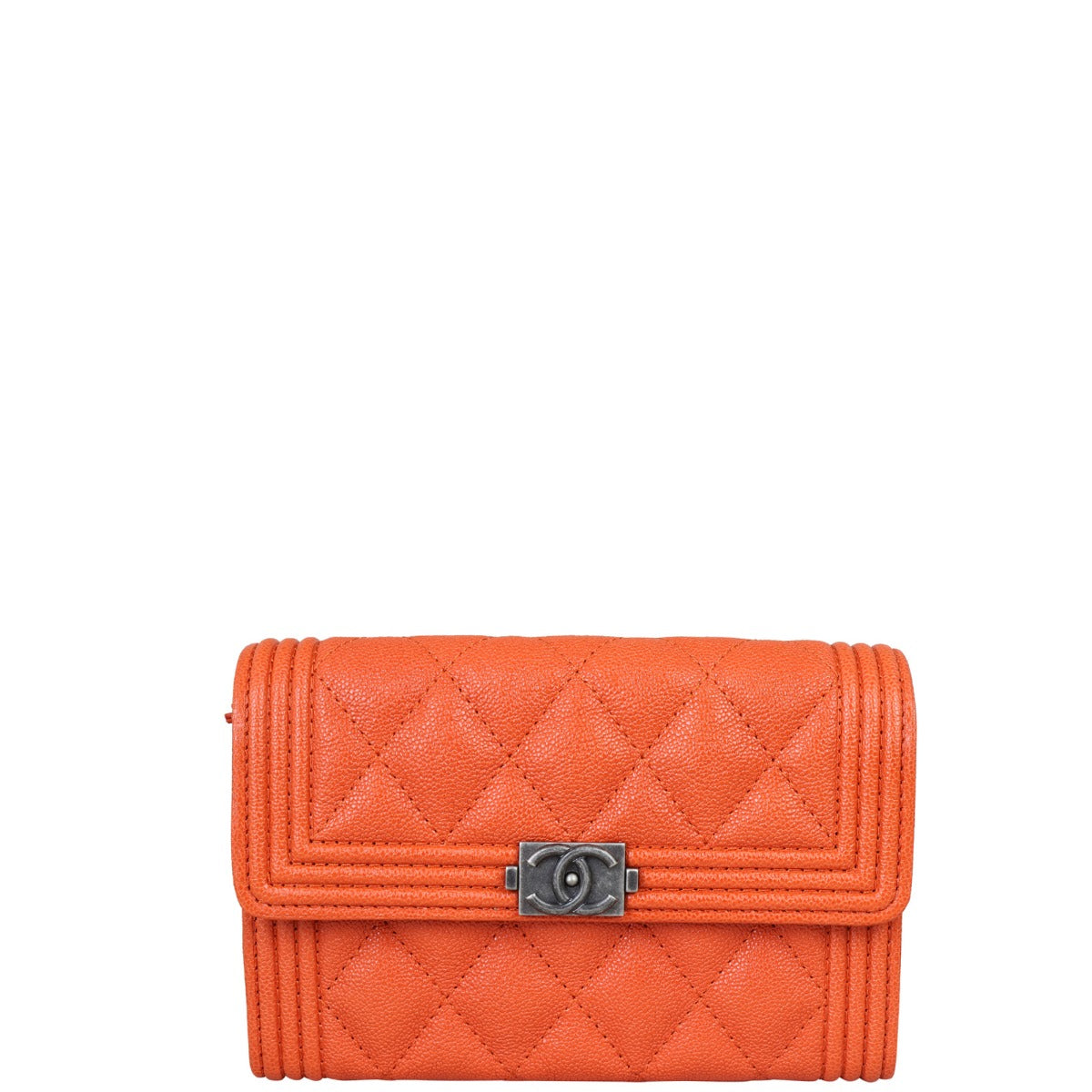 Chanel Boy Compact Wallet Front