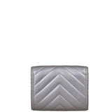 Chanel CC Chevron Cardholder Back