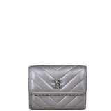 Chanel CC Chevron Cardholder Front