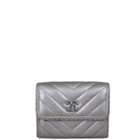 Chanel CC Chevron Cardholder Front