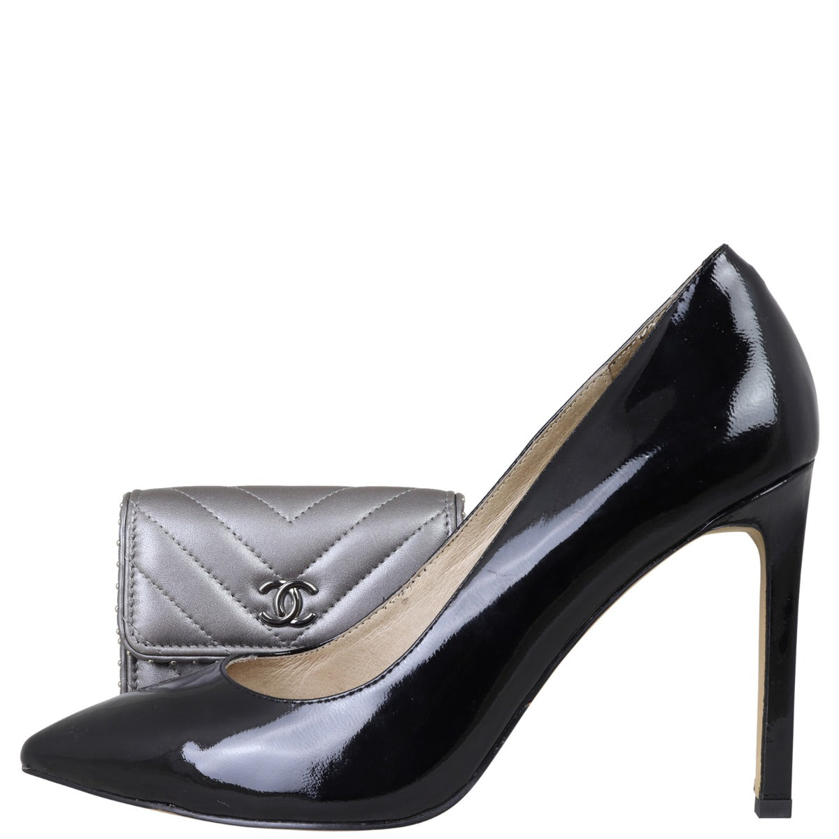 Chanel CC Chevron Cardholder Shoe