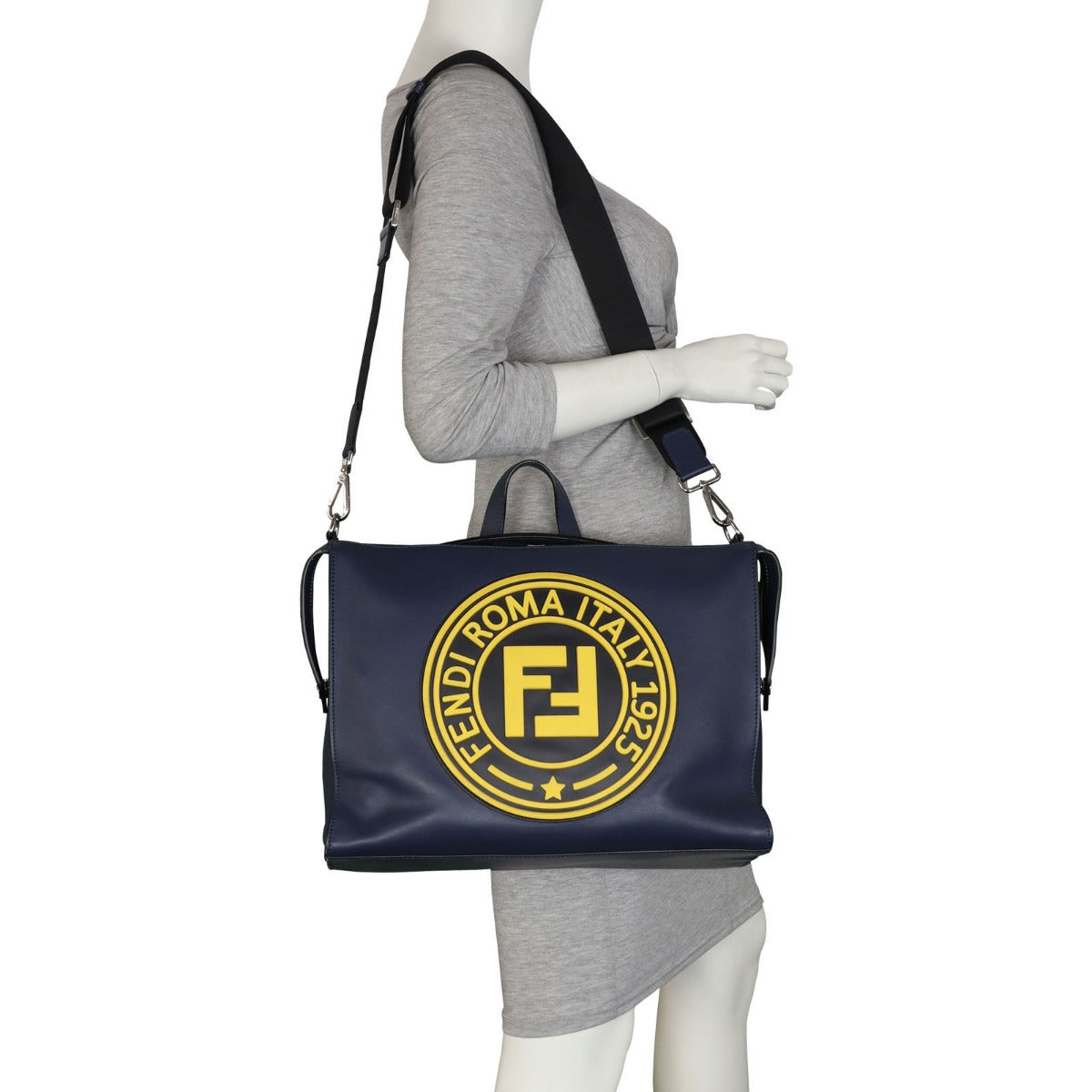 Fendi Lui Patch Messenger Bag Mannequin