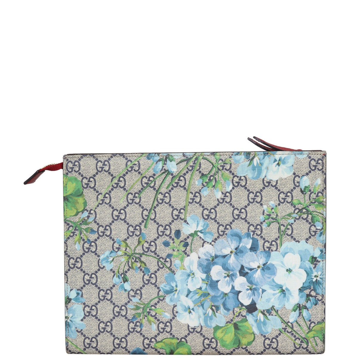 Gucci GG Supreme Blooms Zip Cosmetic Pouch Back