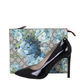 Gucci GG Supreme Blooms Zip Cosmetic Pouch Shoe