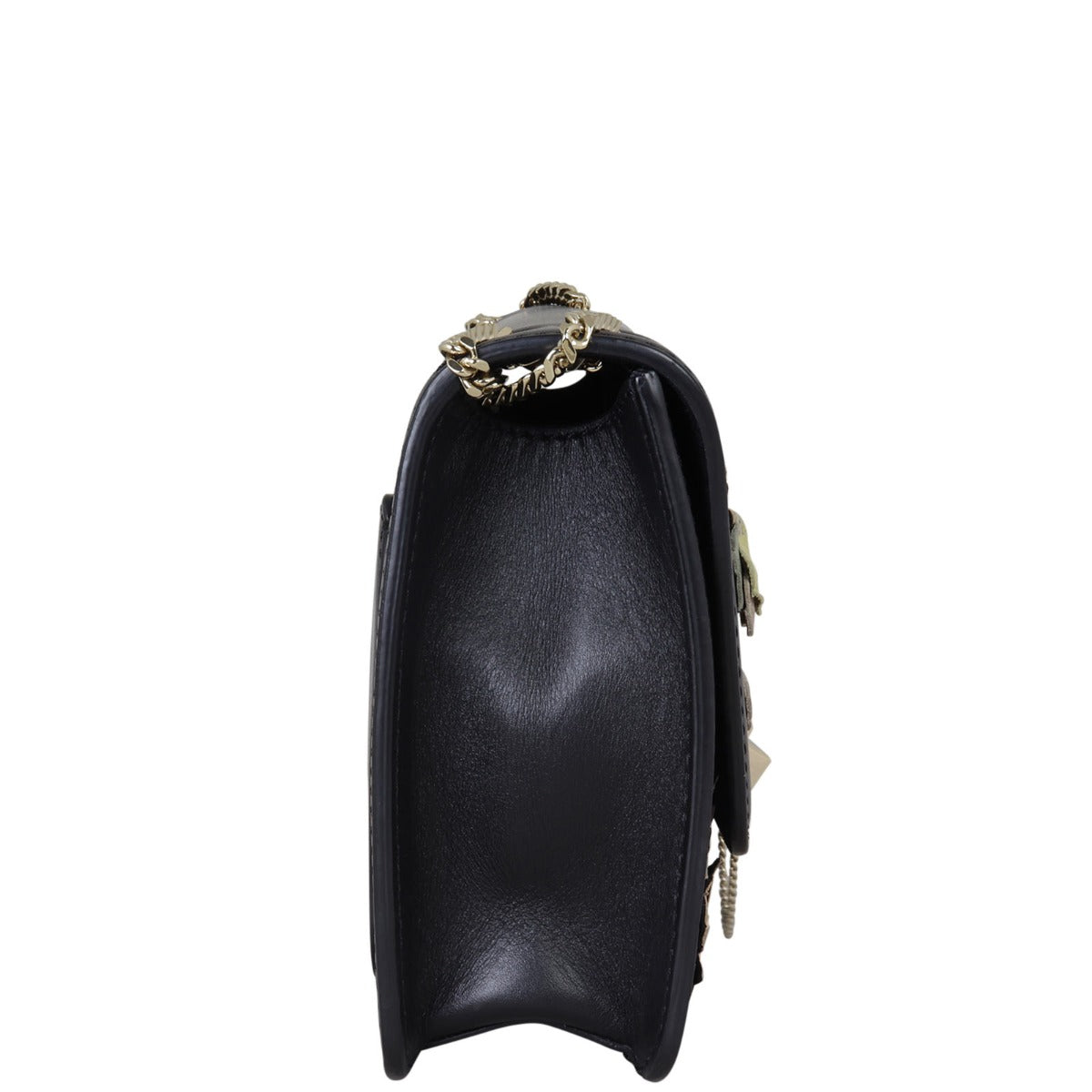 Valentino Floral Cutout Rockstud Shoulder Bag Side