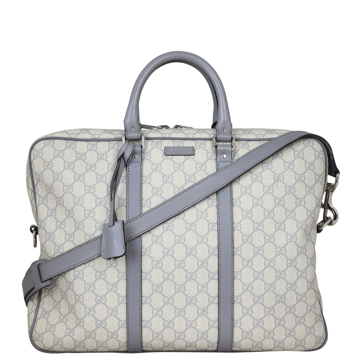 Gucci GG Supreme Briefcase Front with Strap