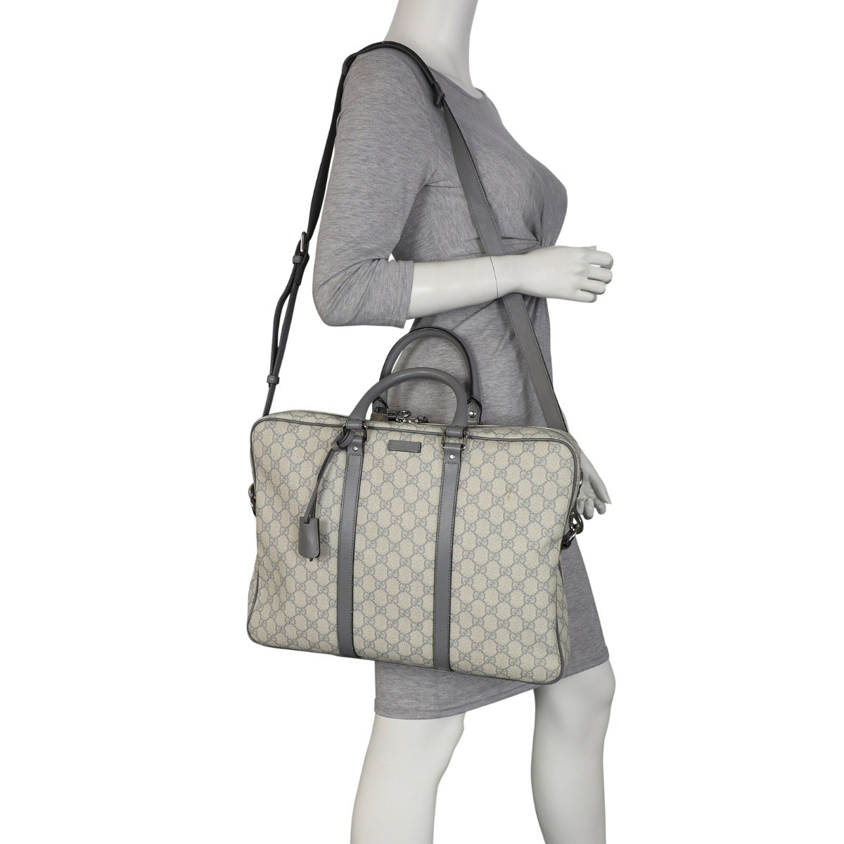 Gucci GG Supreme Briefcase Mannequin