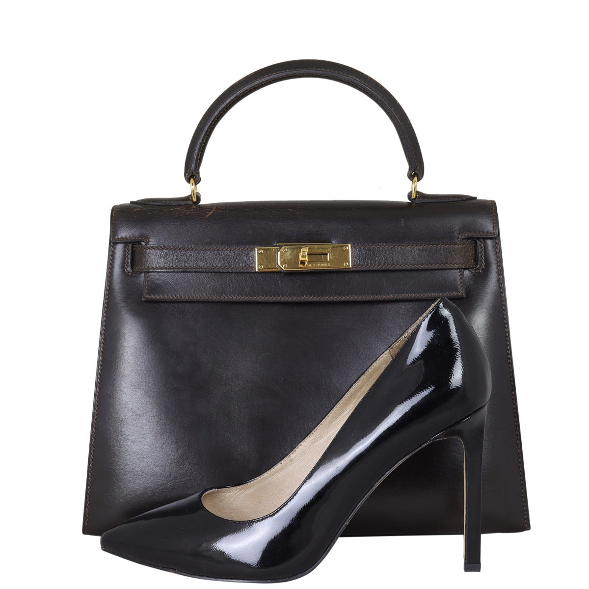 Hermes Kelly 28 Sellier Shoe