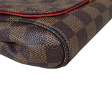 Louis Vuitton Favorite PM Damier Ebene Corner Closeup