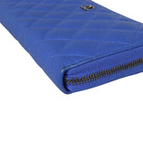 Chanel Zip Around Wallet Corner Closeup