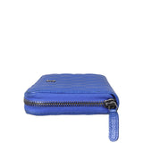 Chanel Zip Around Wallet Side